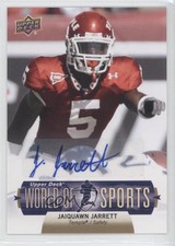 2011 Upper Deck World of Sports Auto Jaiquawn Jarrett #136 Rookie Auto RC
