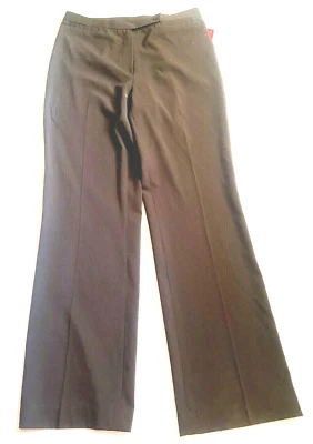 Nova Calça Social Feminina Focus 2000 Tamanho 8 Frente Plana Marrom Calças Elásticas  - Imagem 1 de 4