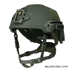 Tactical Bulletproof Helmet Wendi Ballistic IIIA Class EXFILRail 2.0 PE Helmet - Picture 1 of 16