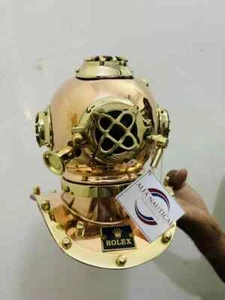 Antique Rolex Diving Helmet For Display advertising Submariner Helmet - Picture 1 of 7