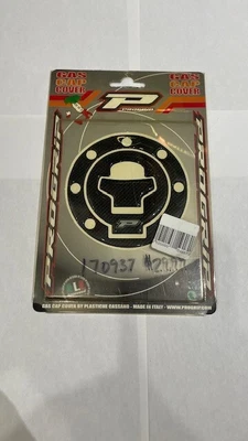 SUZUKI PROGRIP GAS CAP COVER CARBON FIBER NIB - Image 1 of 4