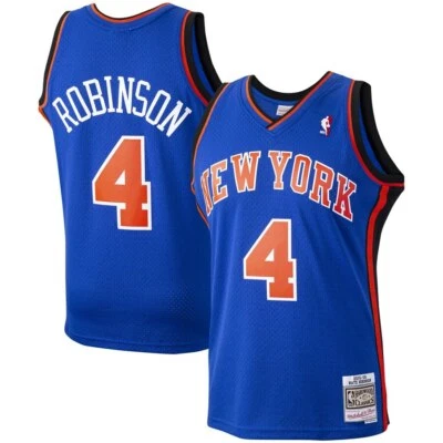Camiseta Swingman de los New York Knicks Nate Robinson #4 Mitchell & Ness 2005/06 de la NBA Foto 1 de 4
