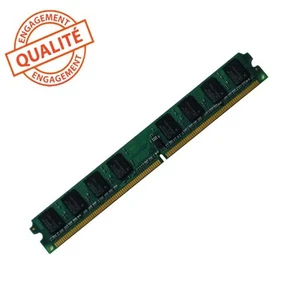 Barrette mémoire 1GO DDR2 PC2-3200 Dimm 240PIN 400Mhz 16puces slim GB P9P - Photo 1/1