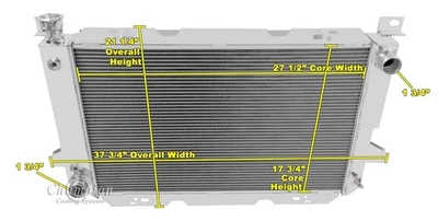 Champion Cooling Systems MC1451 All-Aluminum Radiator Foto 1 de 3