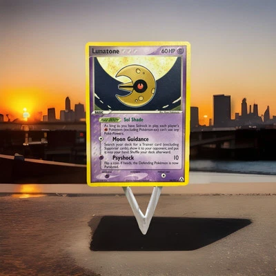 Pokemon EX Legend Maker Lunatone Non Holo - Image 1 of 2