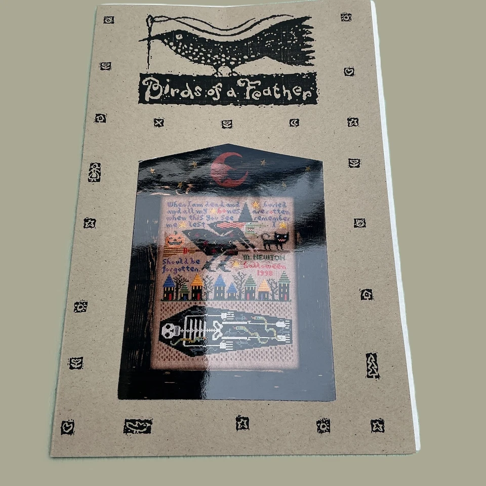 Birds of a Feather REMEMBER ME ON HALLOWEEN Counted Cross Stitch Pattern HOL802 - Image 1 of 4