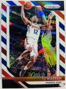 TJ Warren 2018-19 PANINI PRIZM BASKETBALL Red White Blue Prizm #21 Suns - Picture 1 of 2