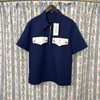 Camisa Botón Calvin Klein 205W39NYC Azul Talla US 36 Foto 1 de 4