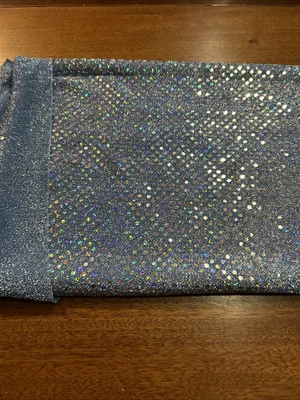 "Material de lentejuelas azules de 2 yardas 44/45""" Foto 1 de 4