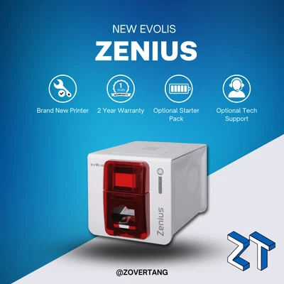 Evolis Zenius Classic Printer | Single-Sided & Compact - Image 1 of 2