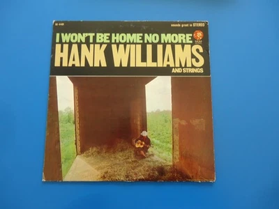 Hank Williams I Won't Be Home No More LP (1967) SE 4481 - Image 1 of 3