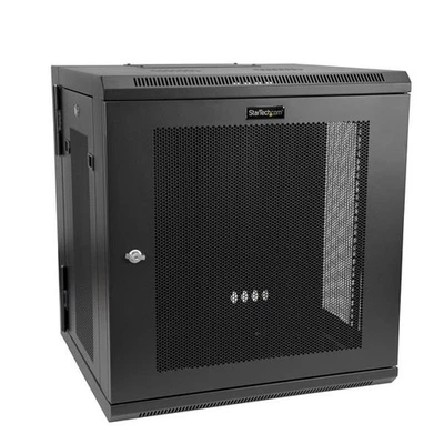 StarTech RK12WALHM 4-Post 12U Wall Mount Network Cabinet, 19" Hinged Wall-M - image 1 of 4