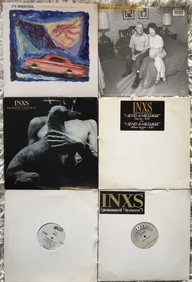 INXS Shabooh Shoobah+12" promos THE ONE THING+IT'S IMMATERIAL import+promo VINYL - Image 1 of 4