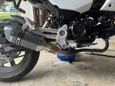 Juego completo de 1 deflector silenciador sistema escape para Honda MSX Grom 125 / ABS 2013-2026 Foto 1 de 4