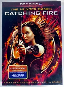 The Hunger Games: Catching Fire (DVD 2014 w/ Digital Copy & Slipcover) BRAND NEW - Picture 1 of 5