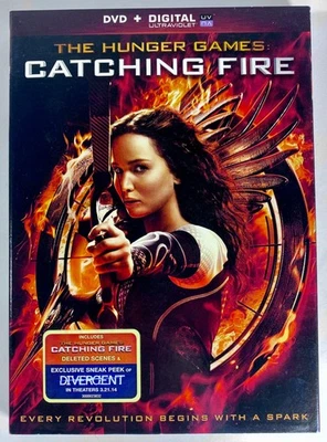 The Hunger Games: Catching Fire (DVD 2014 w/ Digital Copy & Slipcover) BRAND NEW - Image 1 of 4