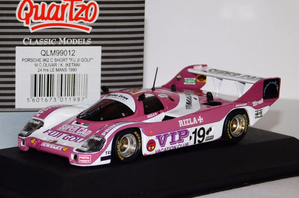 PORSCHE 962 C SHORT #19 LE MANS 1990 OLIVAR /IKETANI QUARTZO QLM99012 1:43 - Image 1 of 1