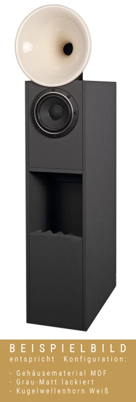 AOS BK 163 KH Kit altoparlanti con custodia pronta MDF incl. deviatore - 1 PEZZO - Immagine 1 di 1