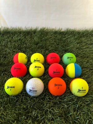 Recycled Mix of Colored Srixon Golf Balls, AAA, 12 Count, **FREE SHIPPING** - Image 1 of 2