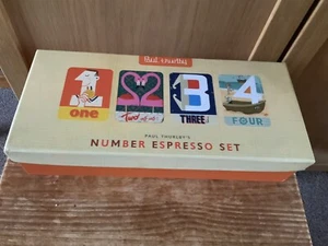 New boxed Paul Thurlbys number espresso set - Picture 1 of 6