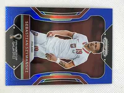 2022 Panini Prizm World Cup No.171 Sebastian Szymanski Poland Blue 49/299 Fresh! - Image 1 of 2