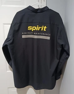 Spirit Airlines Aircraft Maintenance Shirt - Picture 1 of 5