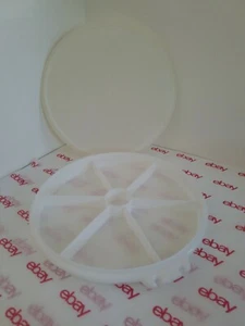 Tupperware #405 Party Divided Serving Dish Tray w/ Sheer Seal - Picture 1 of 4