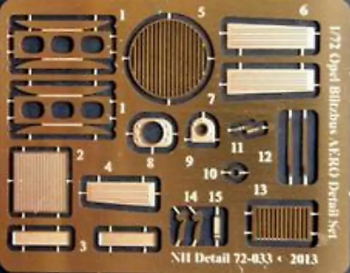 NH Detail 72-033 Opel Blitzbus AERO Detail Set for Roden - Immagine 1 di 1