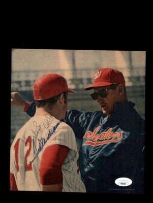 Mike Epstein Ted Williams JSA Cert Signed  8x10 Photo Autographed Senators - Image 1 of 2