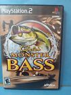 Cabela's Monster Bass (Sony PlayStation 2, 2007) With Manual and CD Box