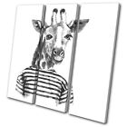 T-shirt girafe hipster animaux vintage TREBLE TOILE ART MURAL impression photo