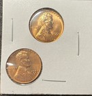 1959 P & D Brilliant Uncirculated Two Lincoln cent coins! Free Shipping!