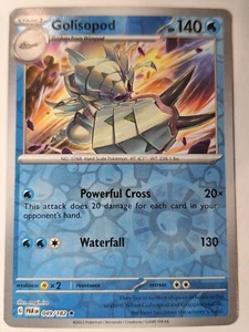 Golisopod 049/182 Sv04: Paradox Rift Pokemon Reverse Holo Foil Nice! - Picture 1 of 3