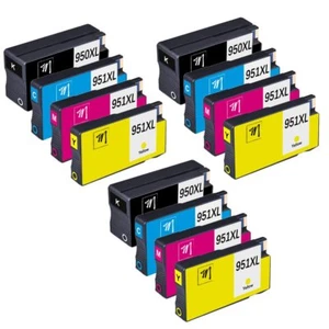 12 Stück 951XL 950XL Tinte für HP OfficeJet Pro 8625 8610 8620 8615 8630 8600 8100 - Bild 1 von 1