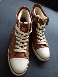 CRISS CROSS Sneaker Kunstleder Herren Gr. 41 braun - Bild 1 von 16