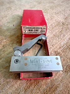 KINGMANN WHITE INC. MINI-SINE MAGNETIC V BOTTOM BAR 250 Machinist Tool Block - Picture 1 of 14