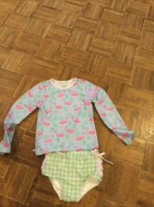 Girls Sugar Dumplin 2 Piece Bathing Suit, Size 8! - Picture 1 of 6