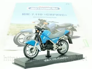 1:24 IZh 7.110 Sirius Motorrad Russische Modimio #26 Soviet Motorcycle UdSSR OVP - Bild 1 von 3