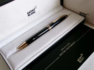 Montblanc Meisterstuck Classique 164 Ballpoint Pen Black GT - Imagen 1 de 12