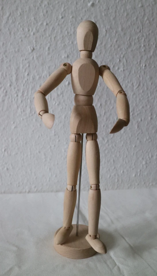 NEU Ikea Gestalta Kunst Figur Holz malen Modellpuppe 33 cm - Bild 1 von 1