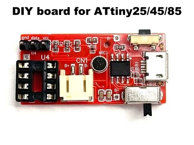 Tiny Blinky - DIY board for ATtiny25/45/85 - LED Projects,Sound Reactive,Arduino - Bild 1 von 3