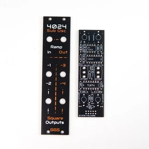 4024 Sub Oscillator / Eurorack / PCB and Front Panel - Picture 1 of 5