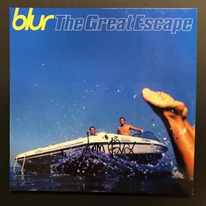 Álbum BLUR firmado por Damon ALBARN The Great Escape AFTAL autógrafo certificado de autenticidad Gorillaz - Imagen 1 de 1