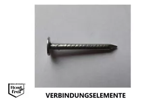 Dachpappstifte/Schieferstifte/Breitkopfstifte DIN 1160 EDELSTAHL A2 Ø 2,8mm - Bild 1 von 2