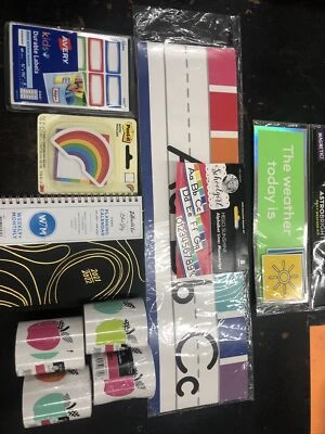 Teachers Lot. Alphabet Line, Dailey Weather Kit, 21/22 Planning Calendar,labels - Image 1 of 4