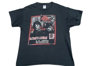 Vintage Eminem 50 Cent Anger Management Tour 3 2005 HIP HOP RAP  T-shirt L - Picture 1 of 4