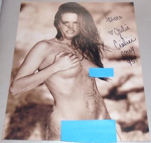 PLAYBOY - PMOY - JULIE CIALINI -SIGNED 8X10- #1 - Picture 1 of 1