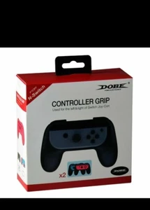 DOBE Left & Right Controller Grip Nintendo Switch Joy-Con Controllers Black New - Picture 1 of 9