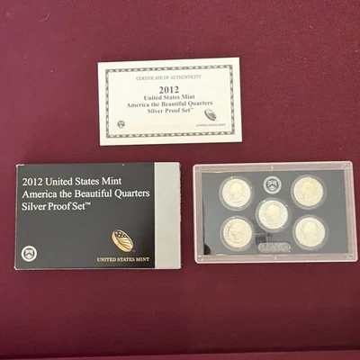 2012 ATB Quarters Silver Proof Set - Image 1 of 4