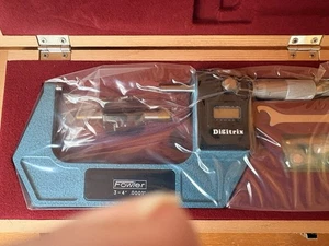 NUEVO MICRÓMETRO DIGITAL ELECTRÓNICO FOWLER 54-901-204 DIGITRIX 3-4 .0001" JAPÓN  - Imagen 1 de 4